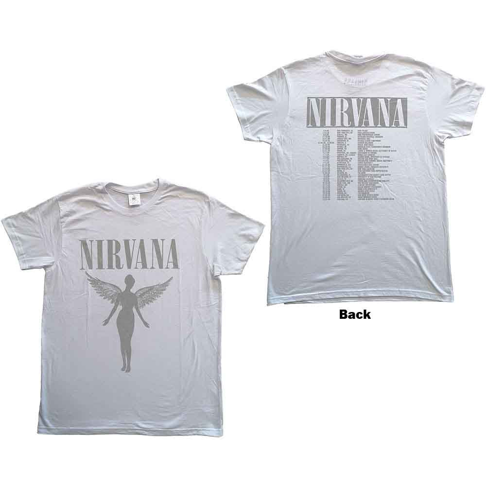 Nirvana In Utero Tour (Back Print) T-Shirt