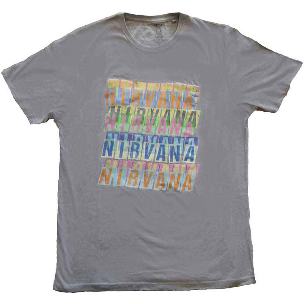 Nirvana Repeat Grey T-Shirt