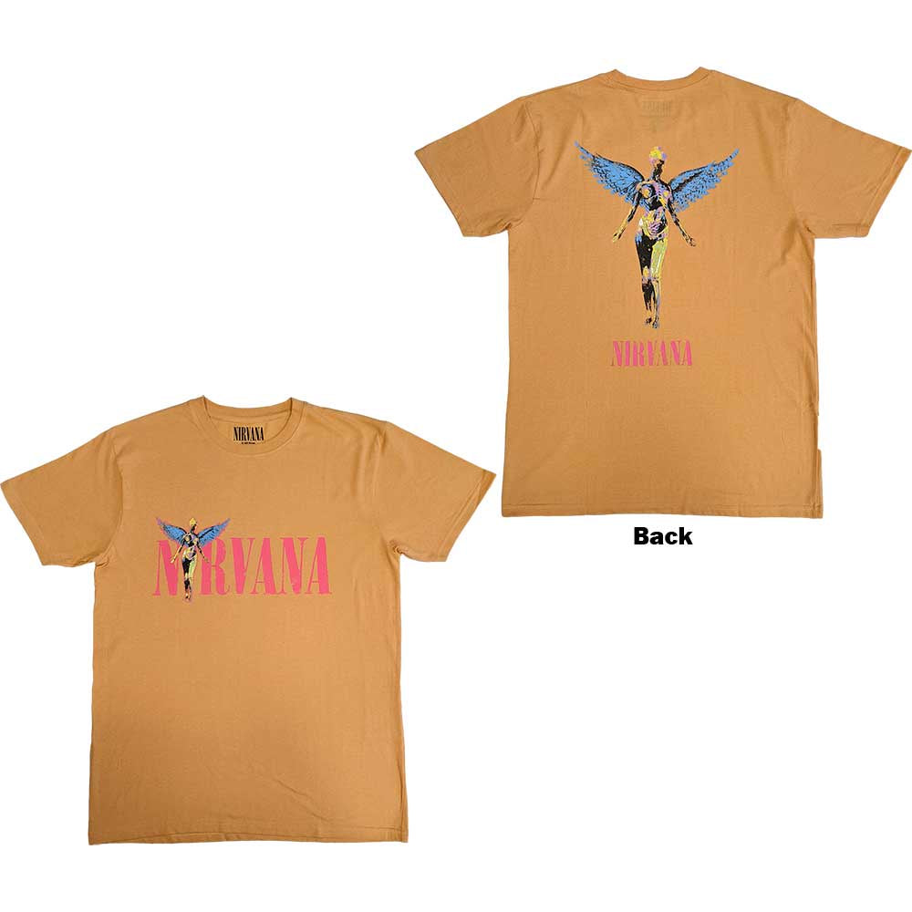 Nirvana Unisex T-Shirt - In Utero Angel w/Back Print