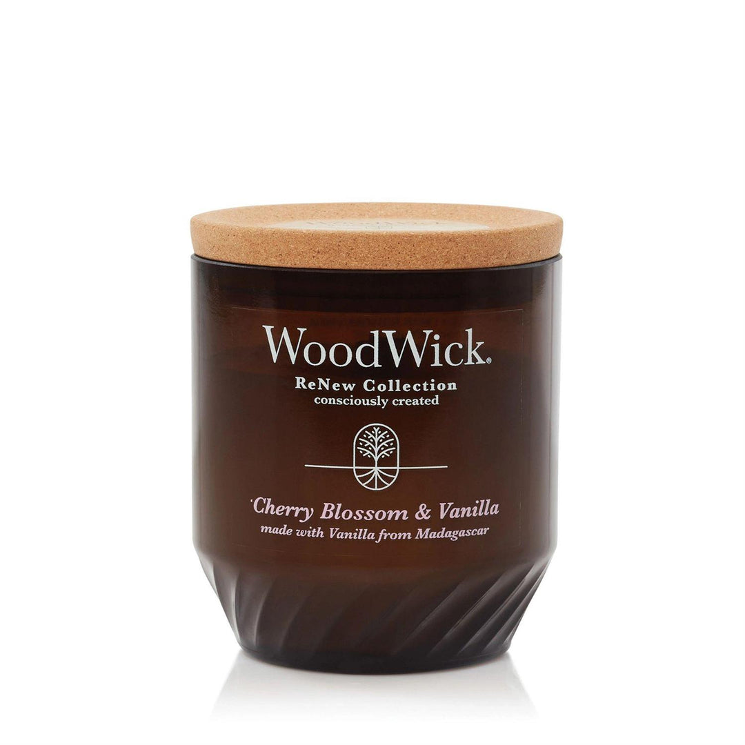 Woodwick Renew Medium Jar - Cherry Blossom / Vanilla