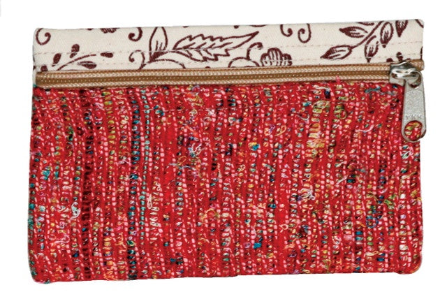 Silk Flower Coin Purse P5-11