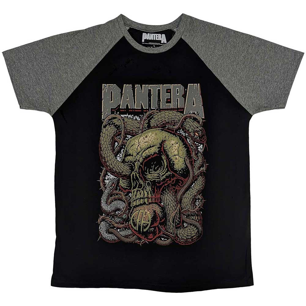 Pantera Serpent Skull Raglan T-Shirt