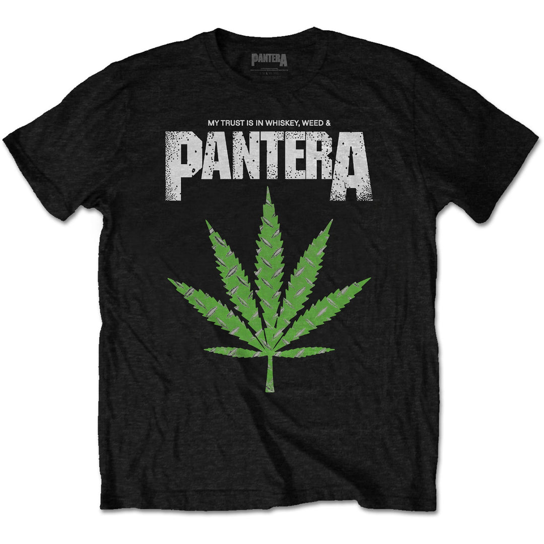 Pantera Unisex T-Shirt - Whiskey 'n Weed (Black)