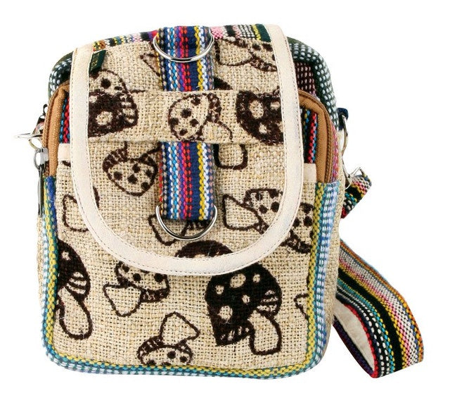Hemp Mushroom 5 Pocket Bag PB-M