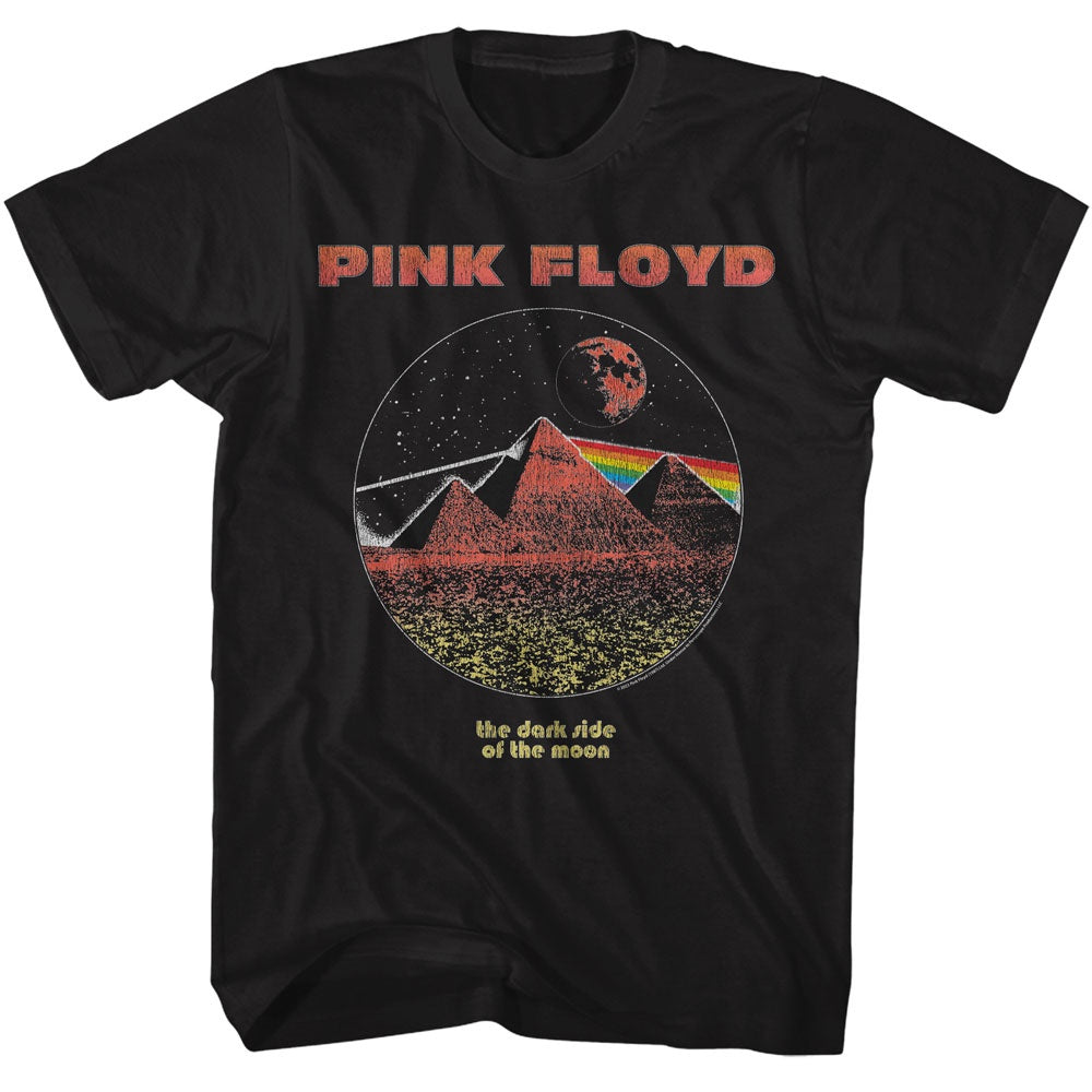 Pink DSOTM Rainbow Pyramids T-Shirt