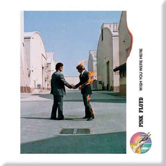 Pink Floyd Fridge Magnet: Wish You Were Here Shake Hands