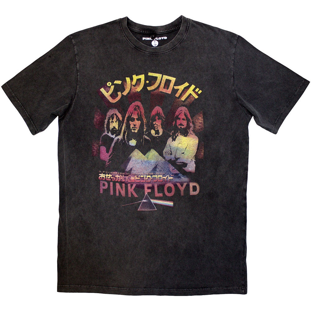 Pink Floyd Stone Wash T-Shirt: Japan Poster