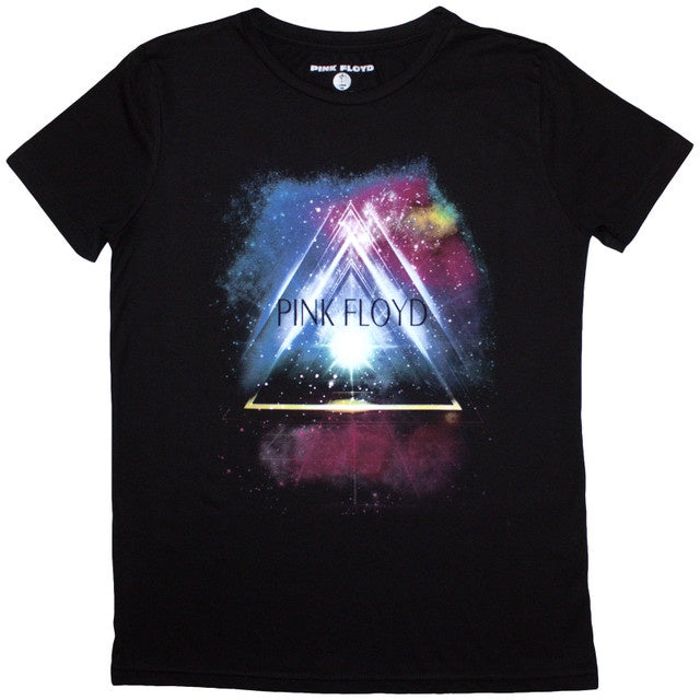 Pink Floyd Unisex T-Shirt: Prism Arch (Denim Blue)