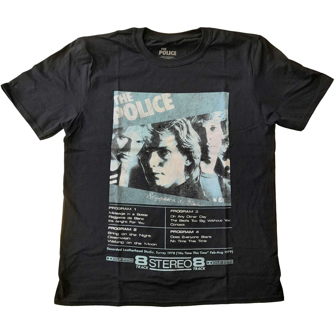 The Police Unisex T-Shirt- Reggatta 8 Track