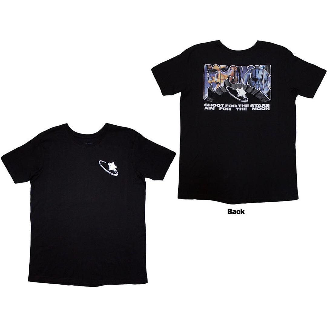 Pop Smoke Unisex T-Shirt - Stars Infill (Black)
