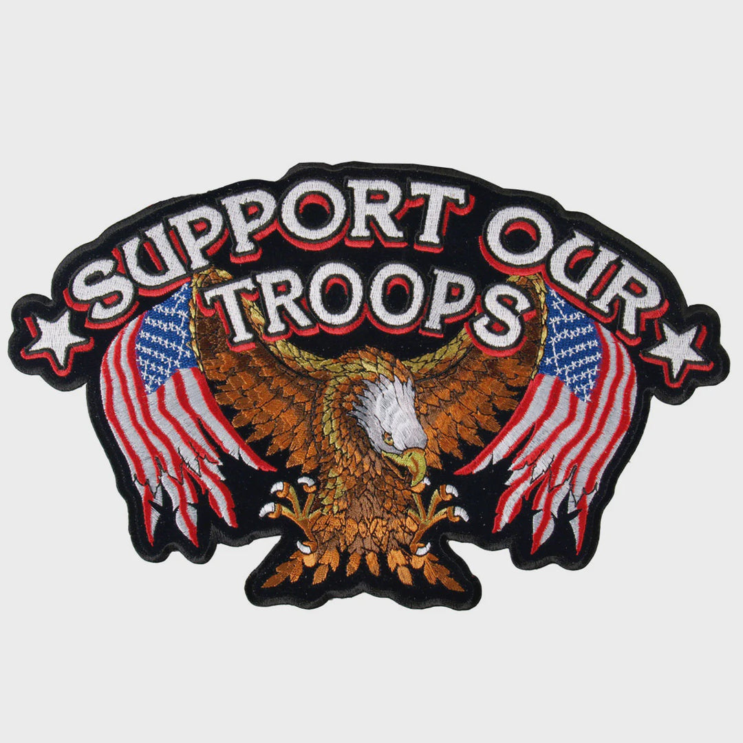 Hot Leathers PPA2022 Support Our Troops 4" x 3" Patch