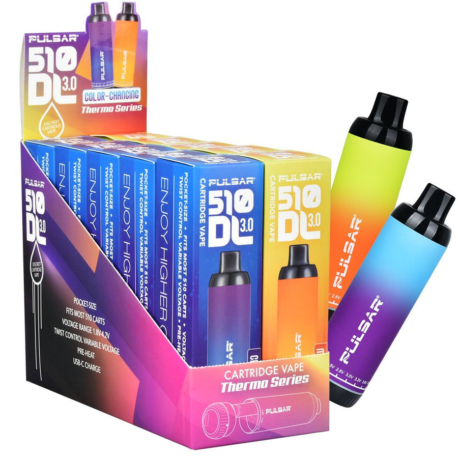 Pulsar 510 DL 3.0 Thermo Twist Variable Voltage Vape Pen | 650mAh | As Penny Lane Gifts Pulsar 510 DL 3.0 Thermo Twist Variable Voltage Vape Pen | 650mAh | As Penny Lane Gifts