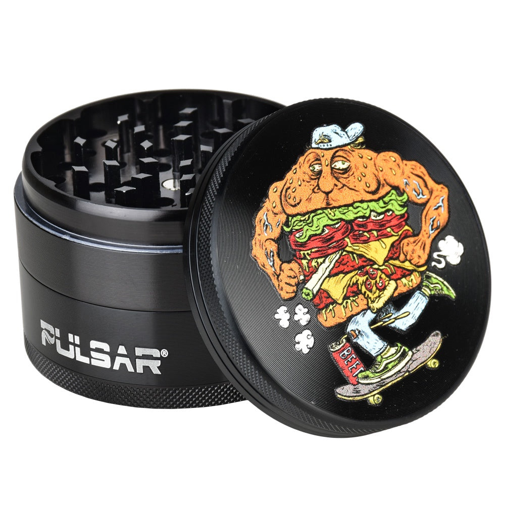 Pulsar Artist Series Grinder | Skateburger | 4pc | 2.5"