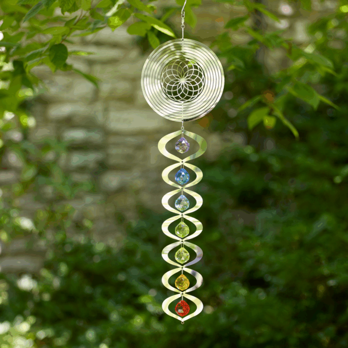 Chakra Garden Spinner – 23″