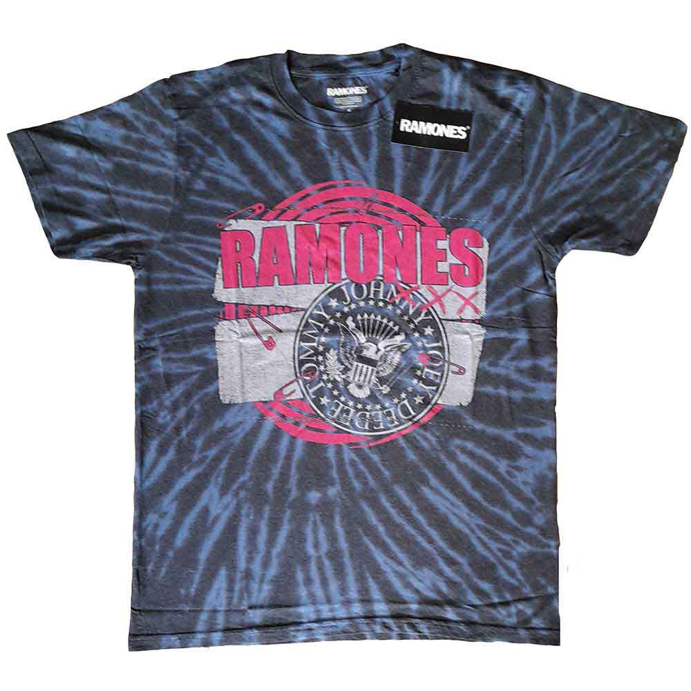 Ramones Unisex T-Shirt - Punk Patch Wash Dye