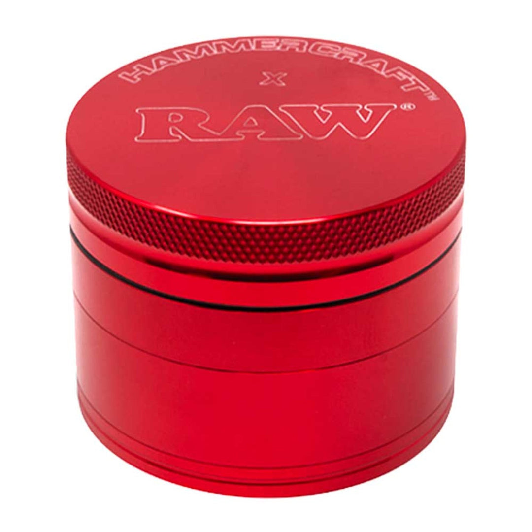 RAW Hammercraft X 4 Part Grinder (2.2" Red)