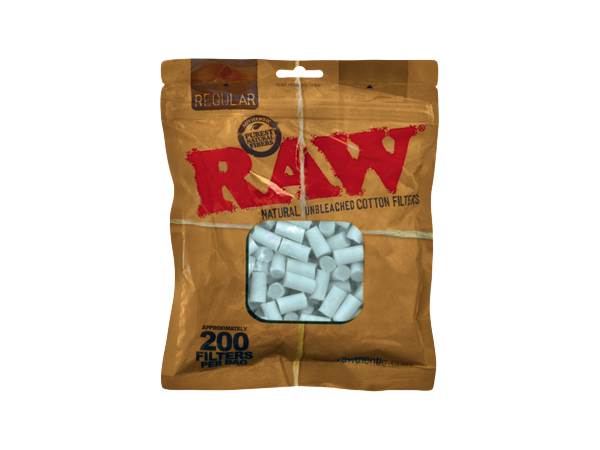 RAW Cotton Filters 200ct