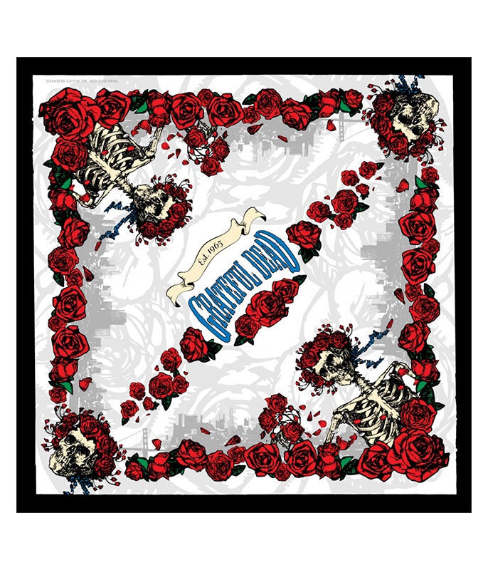Grateful Dead Bandana - Bertha & Roses