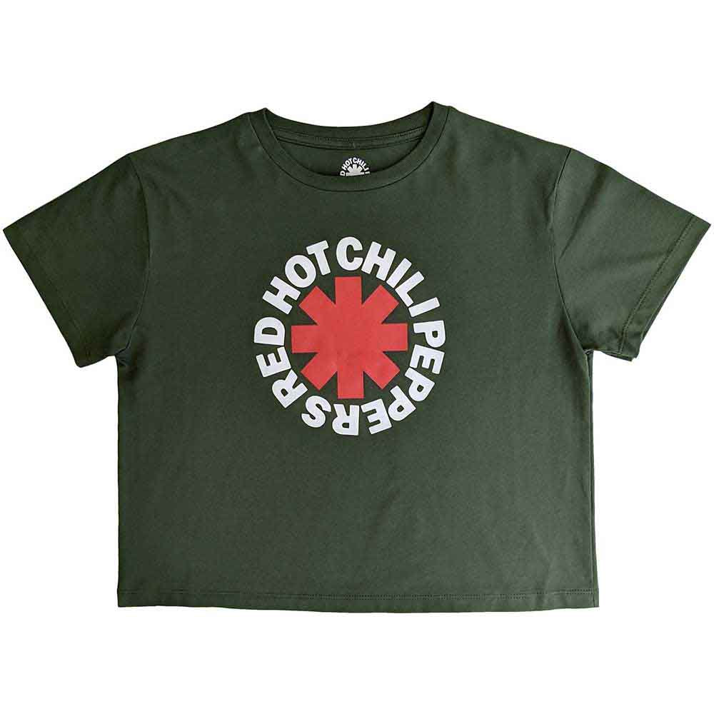 Red Hot Chili Peppers Ladies Crop Top: Classic Asterisk