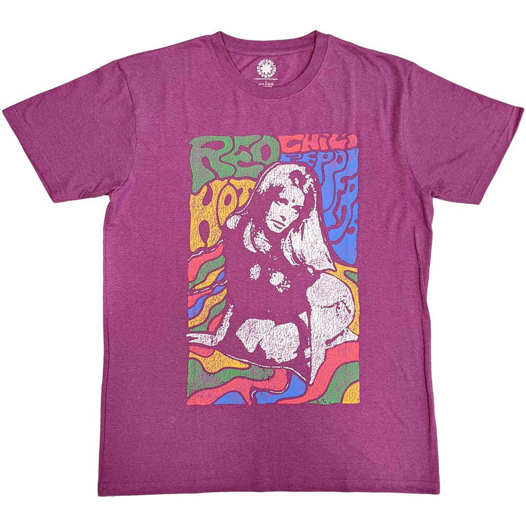 Red Hot Chili Peppers Unisex T-Shirt - Kneeling Girl (Pink)