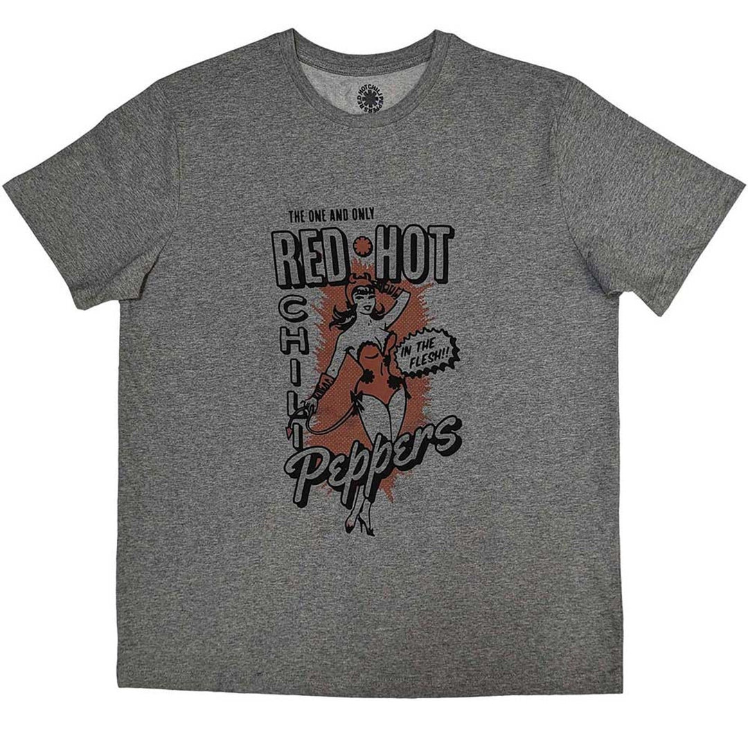 Red Hot Chili Peppers Unisex T-Shirt - In The Flesh (Grey)