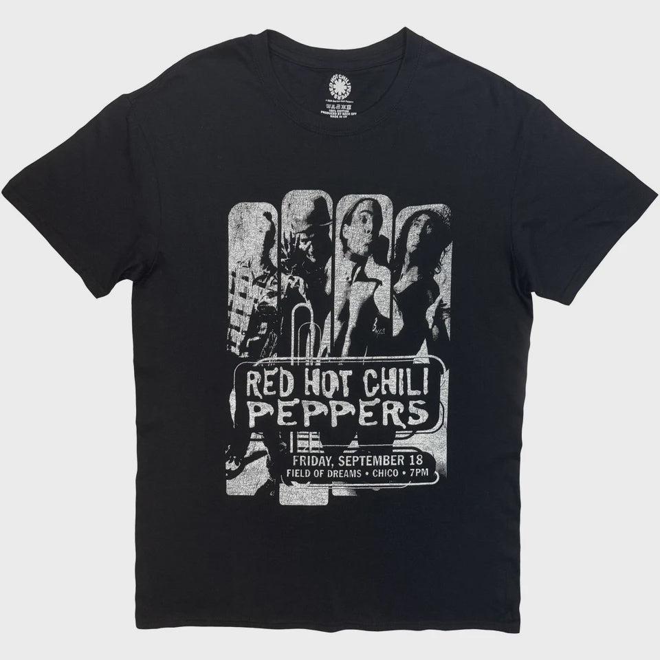 Red Hot Chili Peppers T-Shirt: Field Of Dreams Flyer