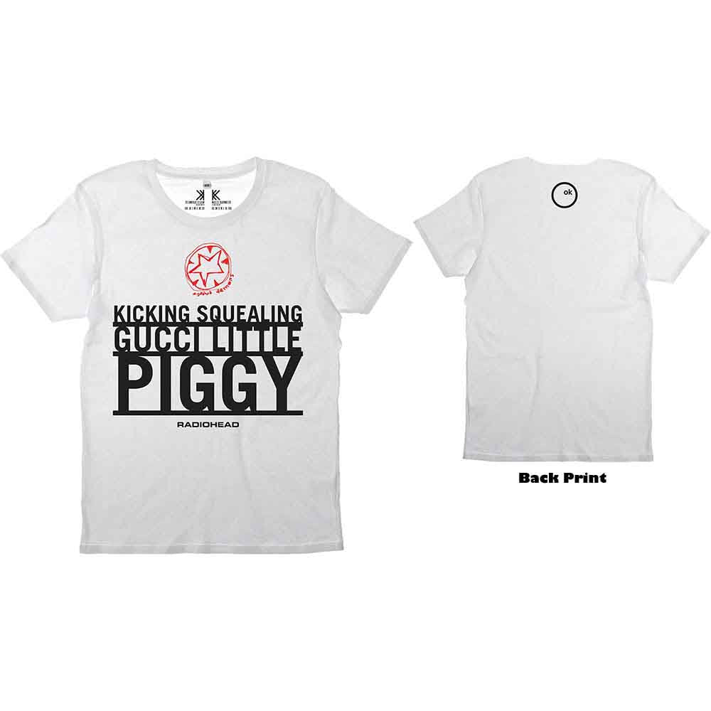 Radiohead Gucci Piggy Back Print T-Shirt