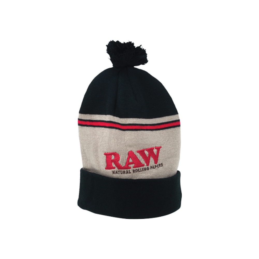 RAW - PomPom Knit Hat