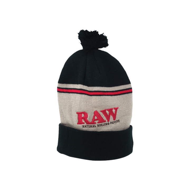 RAW - PomPom Knit Hat