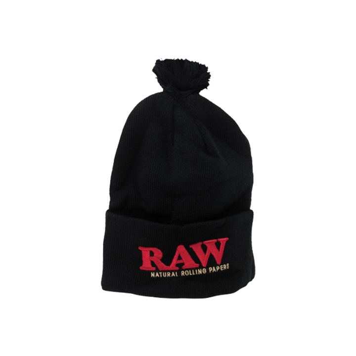 RAW - PomPom Knit Hat