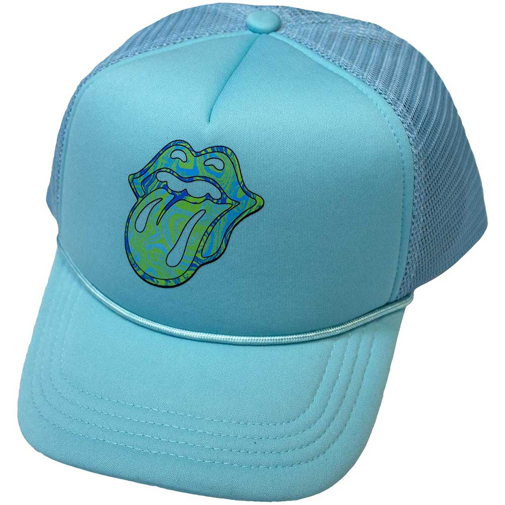 THE ROLLING STONES UNISEX MESH BACK CAP: PSYCHEDELIC TONGUE