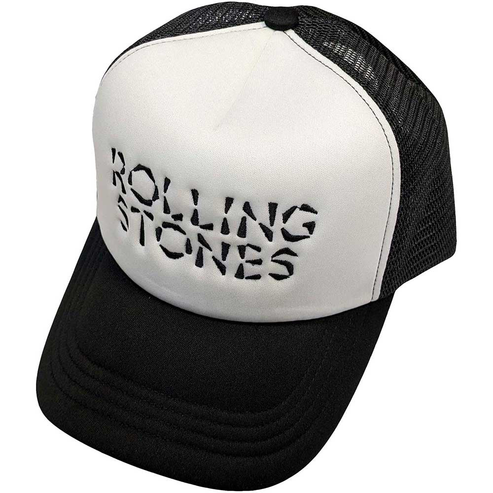 THE ROLLING STONES UNISEX MESH BACK CAP: HACKNEY DIAMONDS LOGO