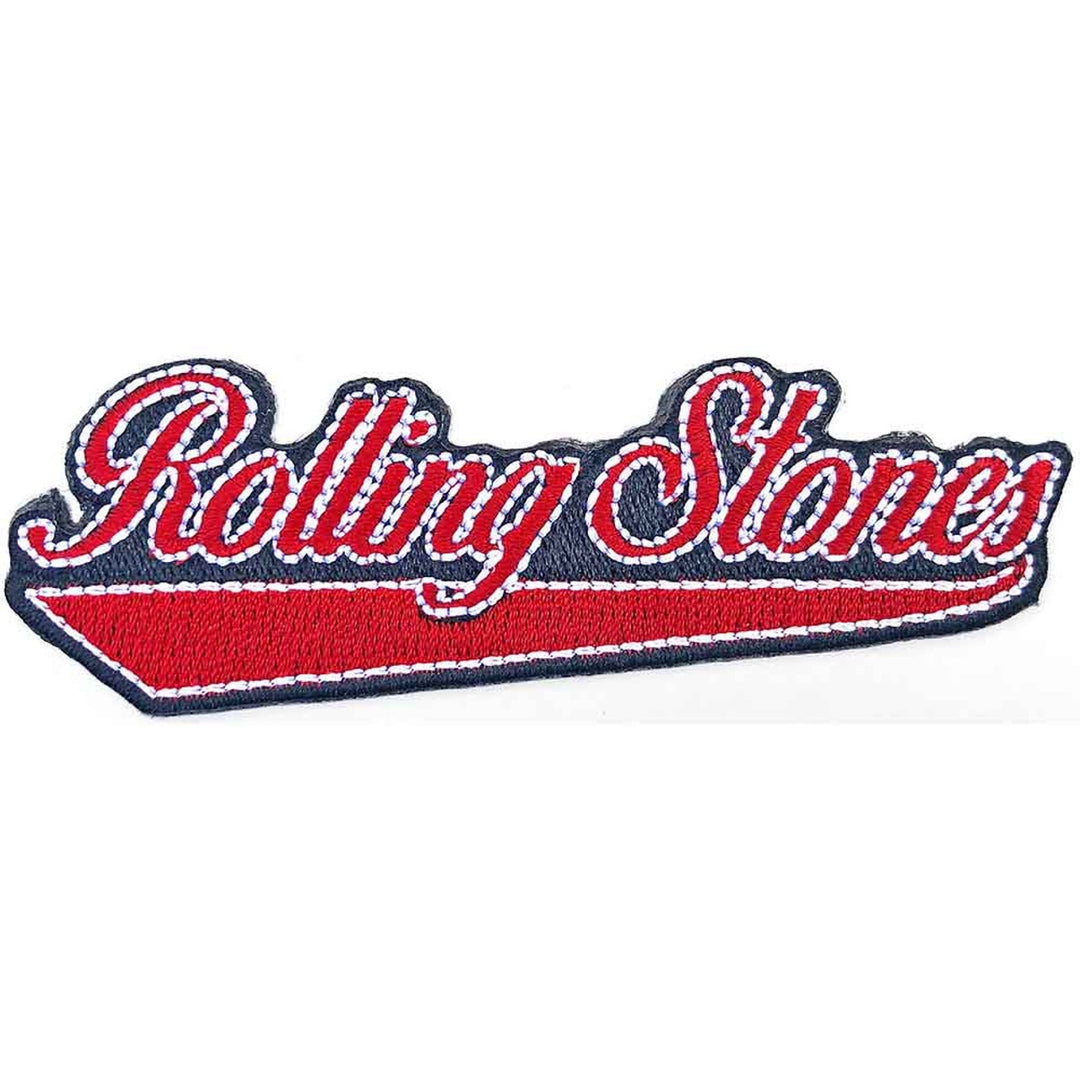 The Rolling Stones Standard Patch - Baseball Script