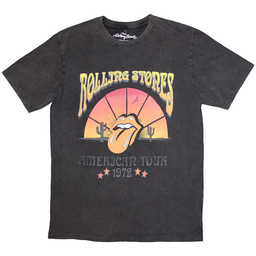 The Rolling Stones Unisex Stone Wash T-Shirt: Desert '72