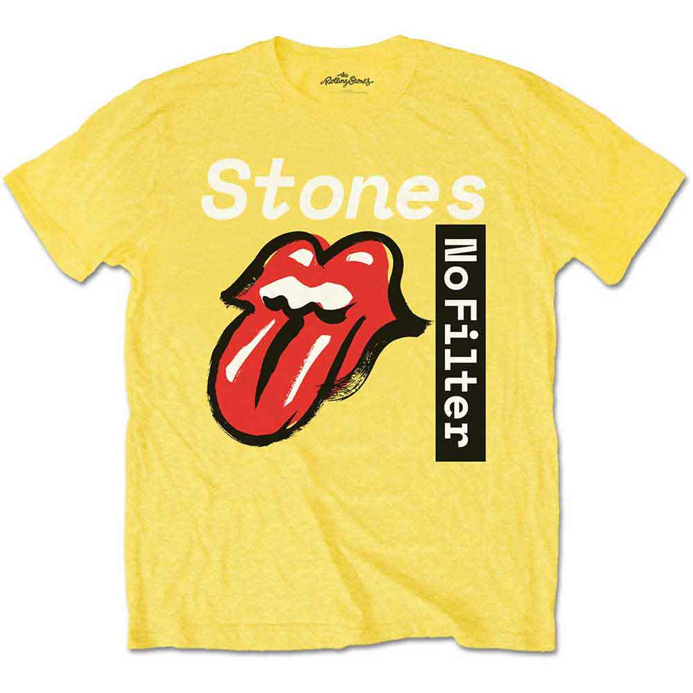 Rolling Stones No Filter Text Kids T-Shirt