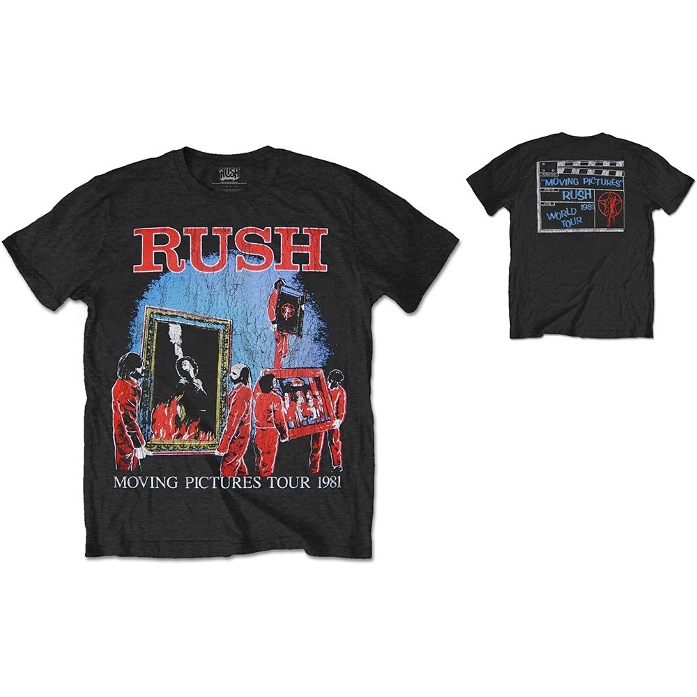 Rush Moving Pictures 1981 Tour T-Shirt