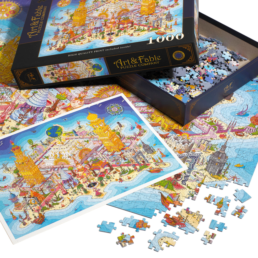 Land of Rutopia 1000pc Puzzle