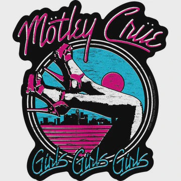 Motley Crue Girls Girls Girls Sticker