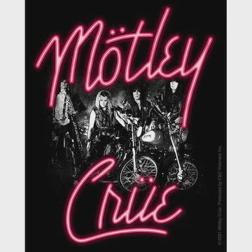 Motley Crue Pink Neon Sticker