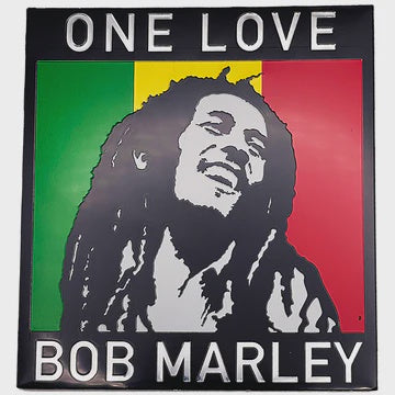 Bob Marley One Love Metal Sticker