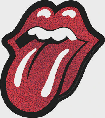 The Rolling Stones Glitter Tongue Sticker