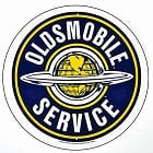 Oldsmobile Service 24 inch Large Round Sign