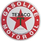 Texaco Logo 24" Round Tin Sign