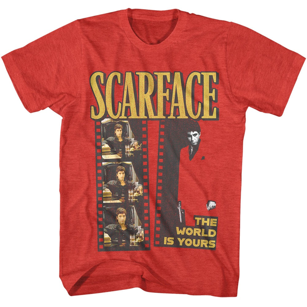 Scarface Film Strip Red T-Shirt