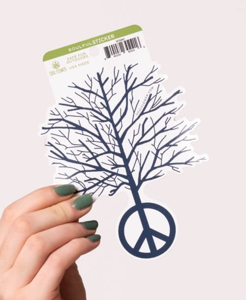 Soul Flower - Peace Tree Sticker