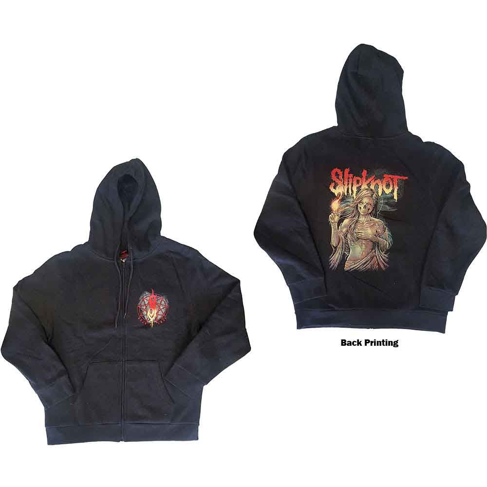 Slipknot Hoodie: Burn Me Away (Dark Grey)