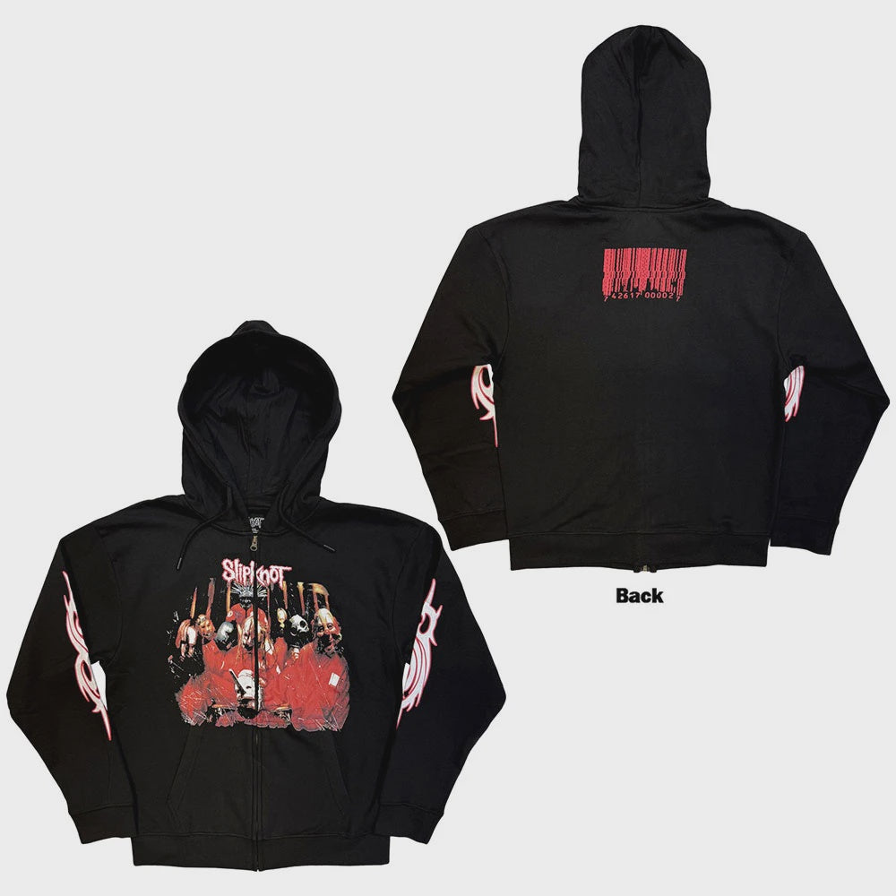 Slipknot Zip Hoodie: Spit It Out Back Print