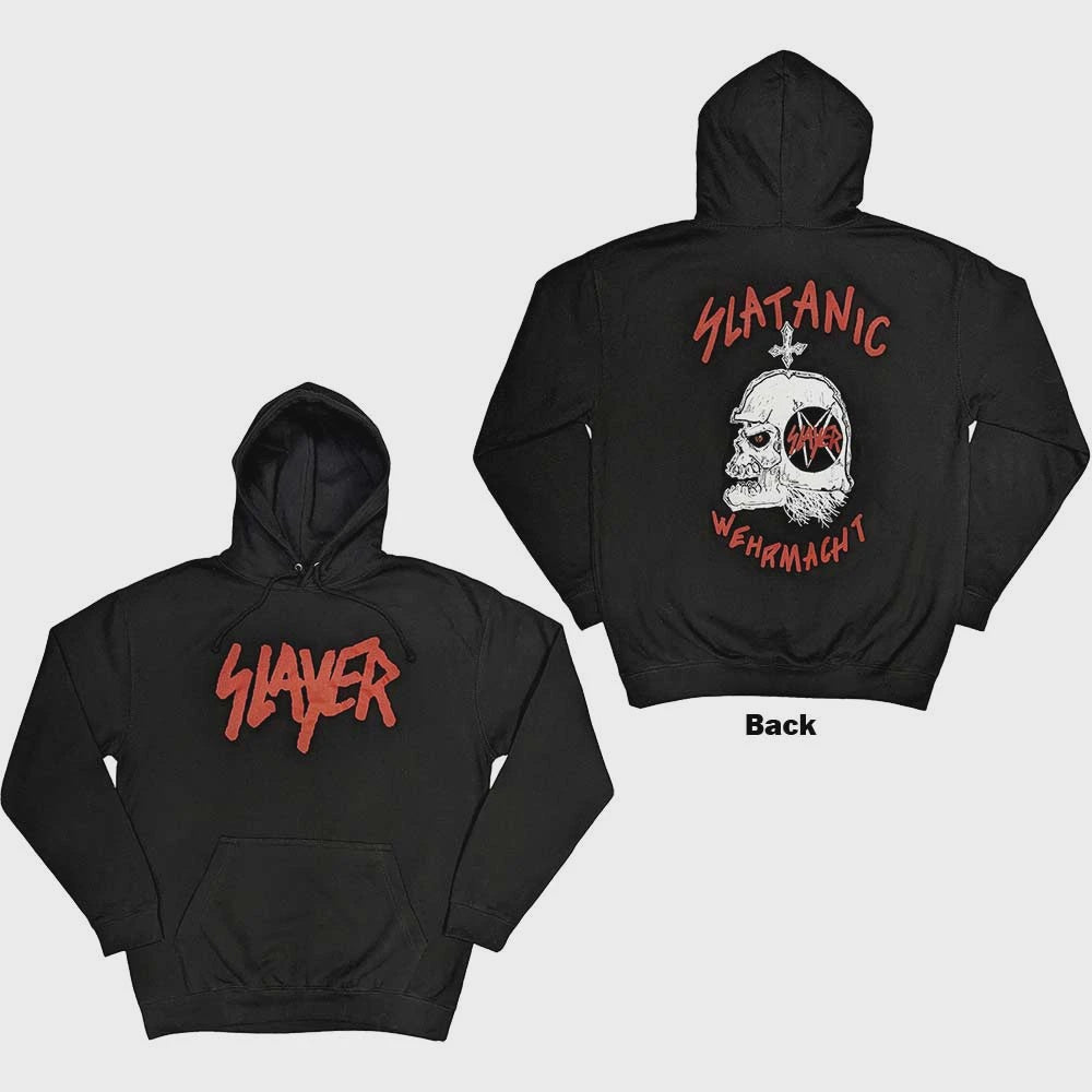 Slayer Pullover Hoodie: Slatanic Back Print