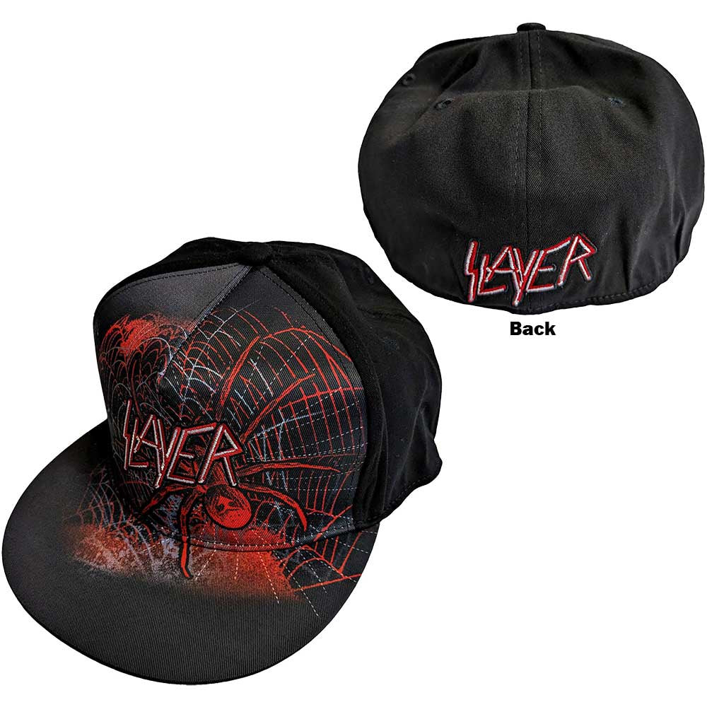 SLAYER UNISEX SNAPBACK CAP: SPIDERWEB