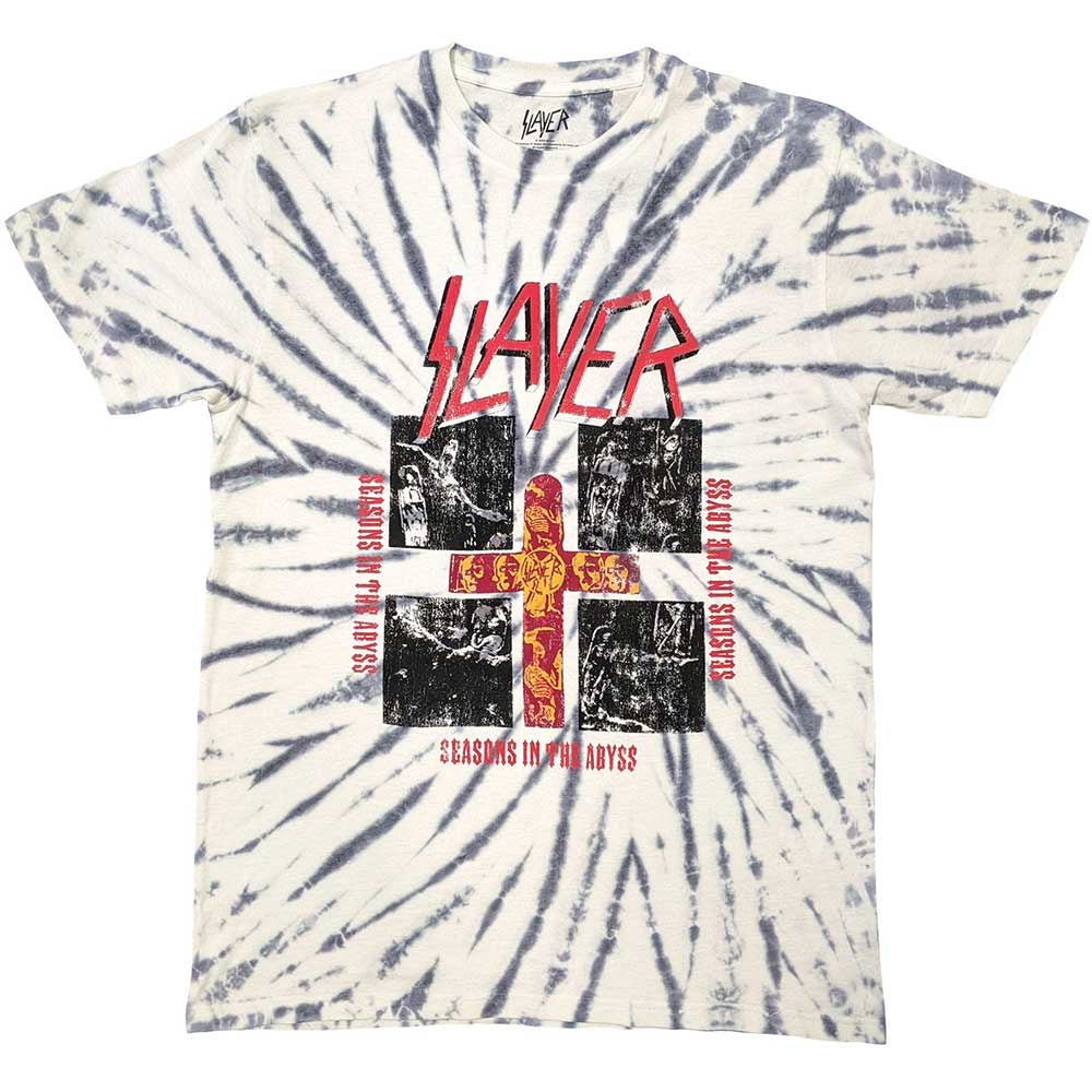 Slayer Unisex T-Shirt: Quad Seasons (Wash Collection)